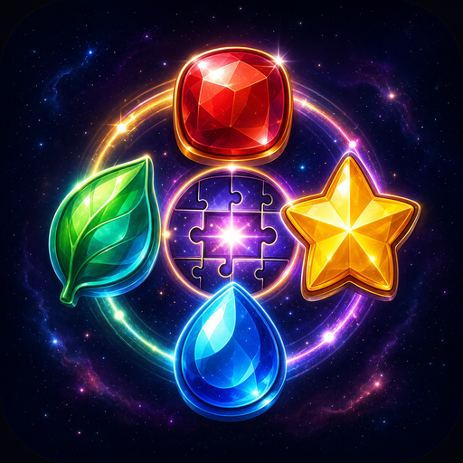 우주와 퍼즐을 모티브로 한 Puzzle Universe 게임 아이콘